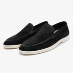 Suede-Look Slip-On Loafers for Men