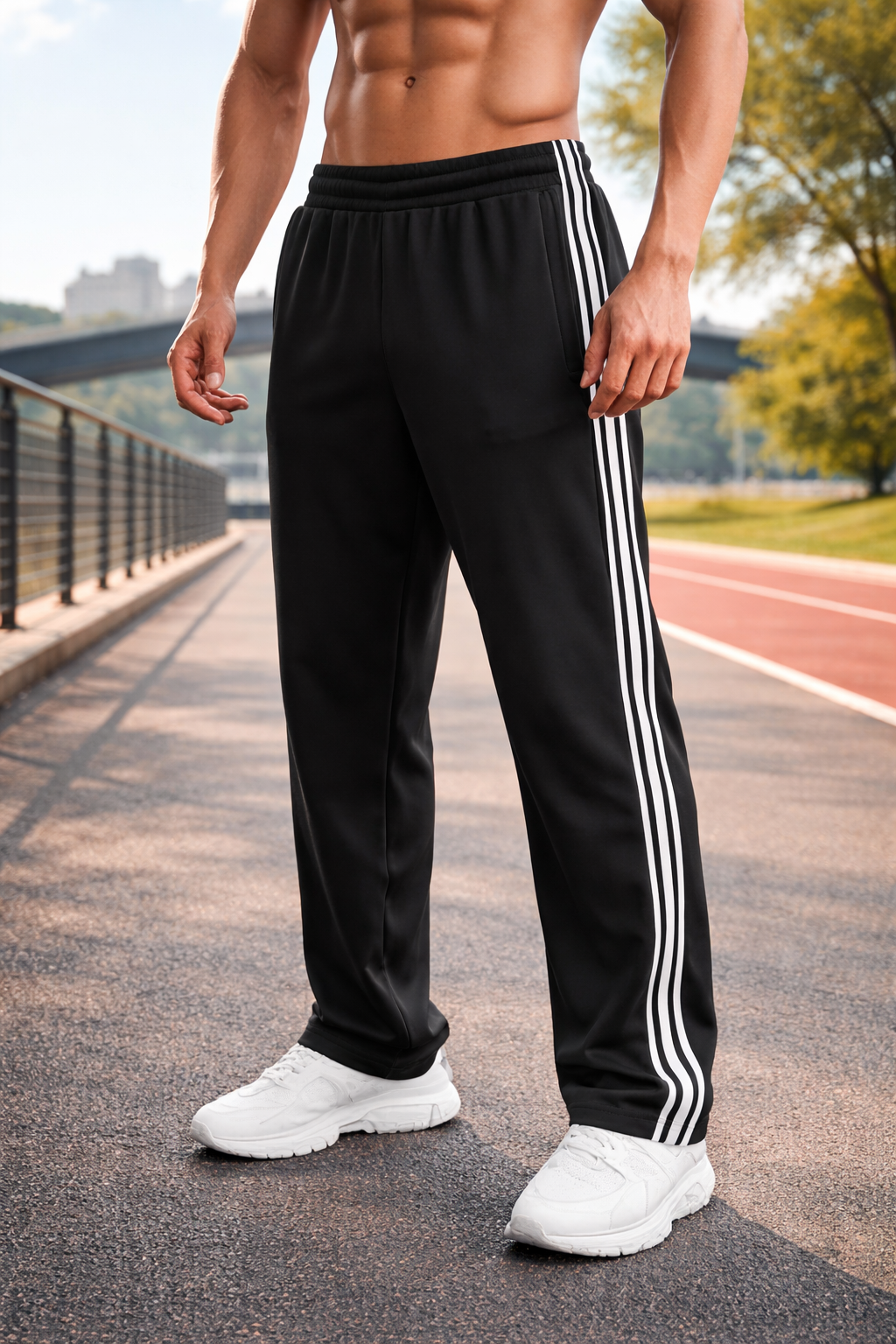 Lightweight Drawstring Sports Trousers for Men | Training and Everyday Wear