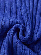 Textured Ribbed Knit High Neck Jumper for Men | Autumn and Winter Layer