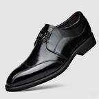 Brown and Black Slip-On Loafers for Men
