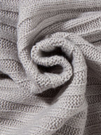 Textured Ribbed Knit High Neck Jumper for Men | Autumn and Winter Layer