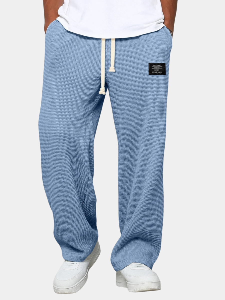 Adjustable Waist Relaxed Fit Breathable Trousers for Men | Everyday Casual Wear