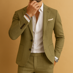 Slim Fit Breathable Tailored Suit for Men | Formal Occasion Wear