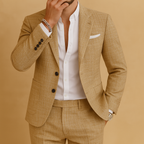 Slim Fit Breathable Tailored Suit for Men | Formal Occasion Wear