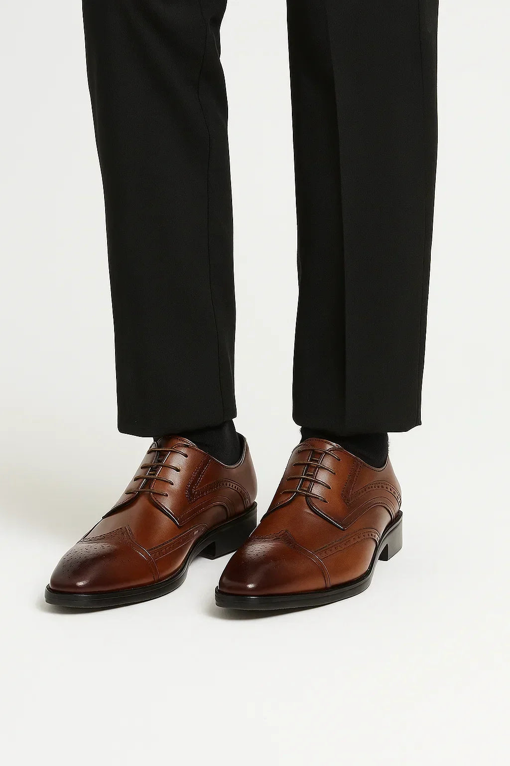 Genuine Leather Oxford Dress Shoes for Men | Formal Wedding and Office Wear