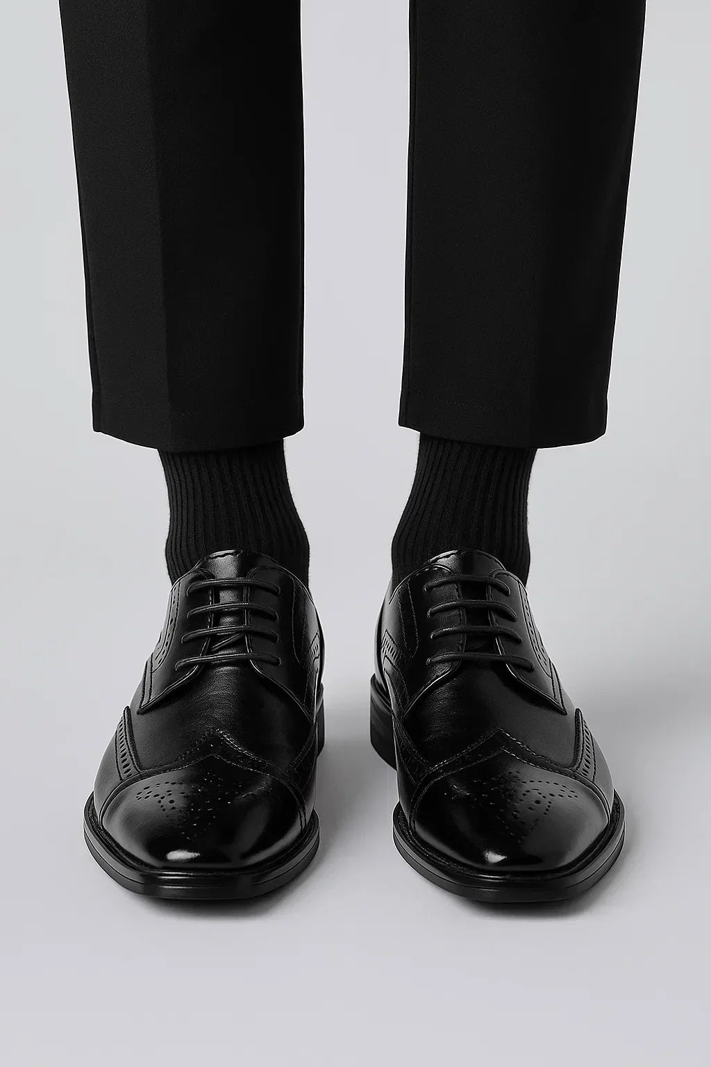 Genuine Leather Oxford Dress Shoes for Men | Formal Wedding and Office Wear
