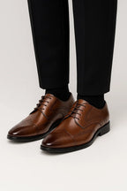 Genuine Leather Oxford Dress Shoes for Men | Formal Wedding and Office Wear