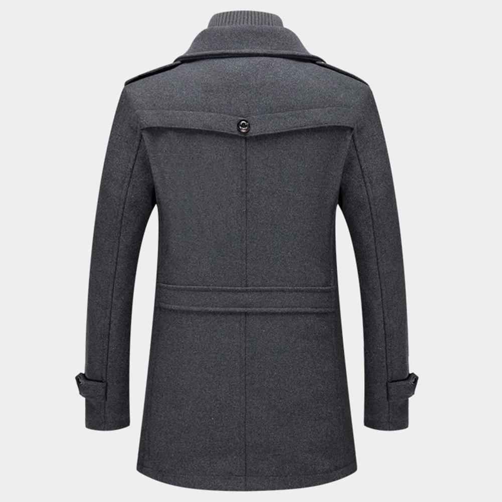 Double Layer Long Winter Coat for Men | Warm Outdoor Protection