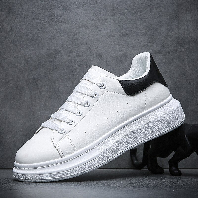 Lightweight Breathable Leather and Textile Casual Trainers for Men | Daily Wear