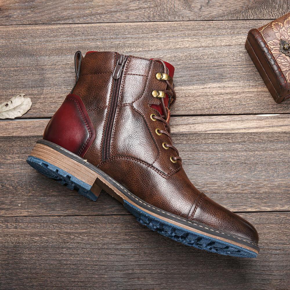 Brown Lace-Up Oxford Shoes for Men | Formal and Casual Wear