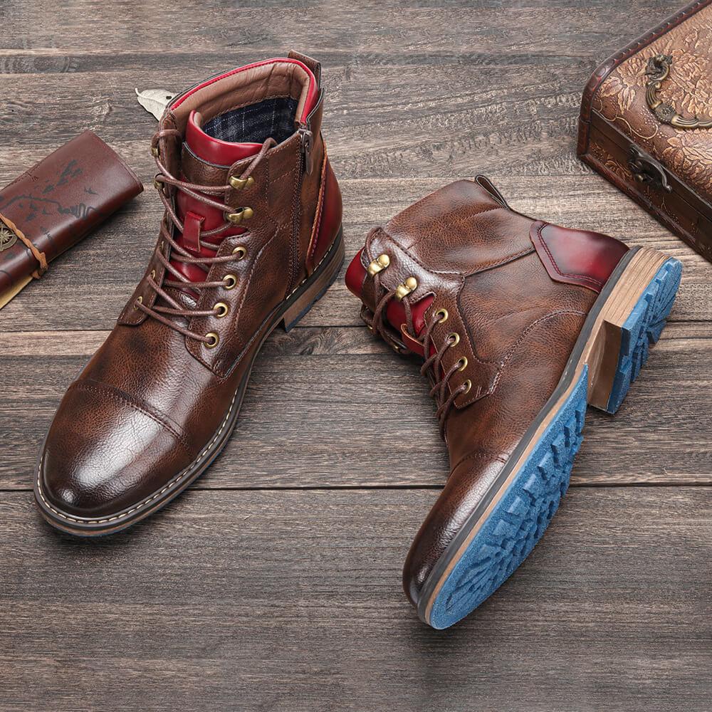 Brown Lace-Up Oxford Shoes for Men | Formal and Casual Wear