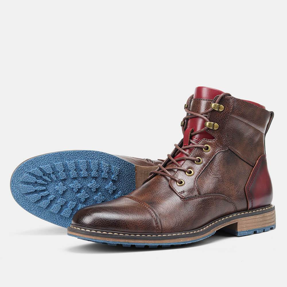 Brown Lace-Up Oxford Shoes for Men | Formal and Casual Wear