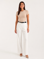 High Waist Wide Leg Trousers for Women | Casual Formal