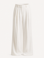 High Waist Wide Leg Trousers for Women | Casual Formal
