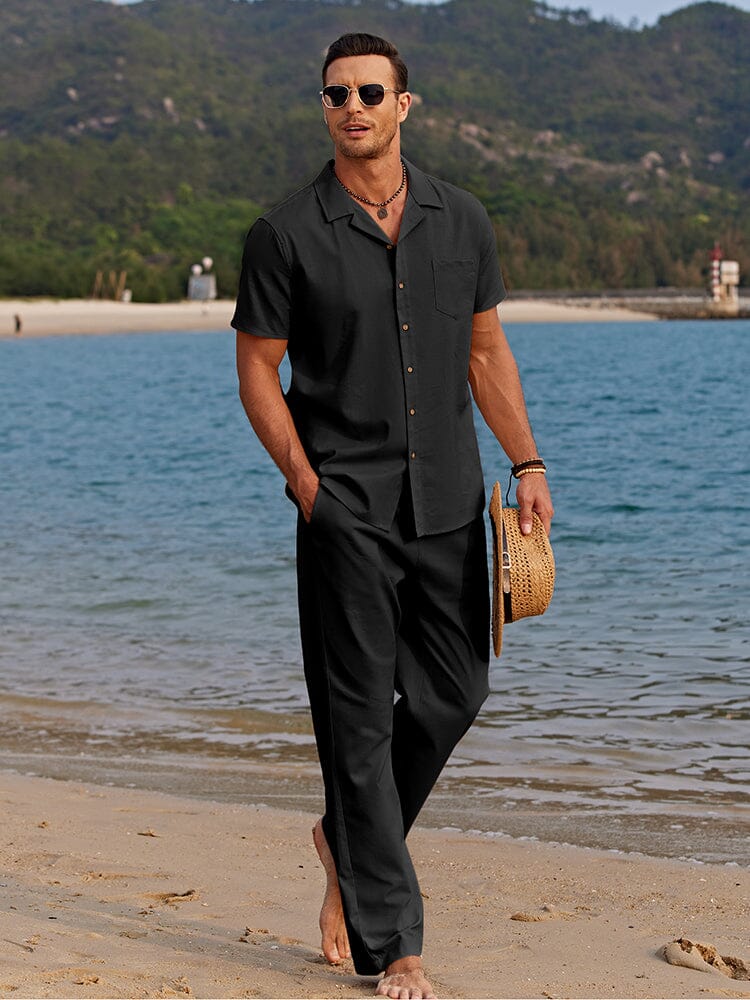 Shirt and Trousers Co-Ord Set for Men
