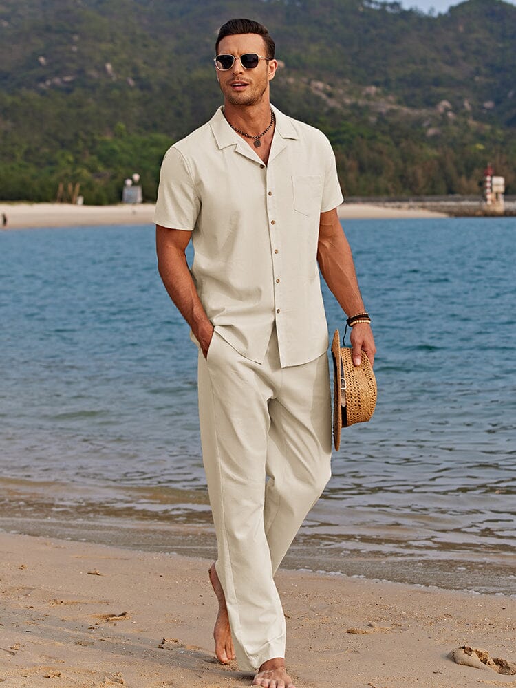 Shirt and Trousers Co-Ord Set for Men