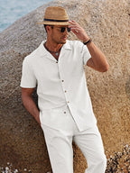 Shirt and Trousers Co-Ord Set for Men