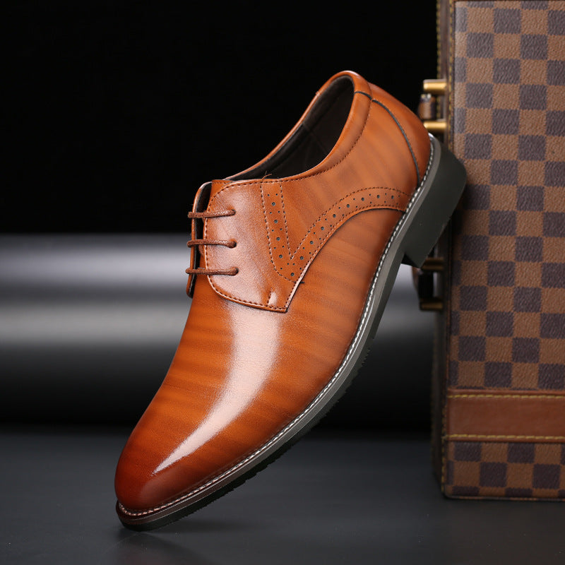 Men Shoes | Lace-up with open lacing and smooth finish