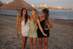 Asymmetric Ruffle Mini Dress for Women | Single Shoulder Strap Summer