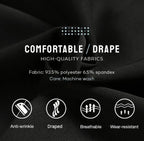 Stretch Loose Fit Trousers with Elastic Waist for Men | Work and Casual Wear