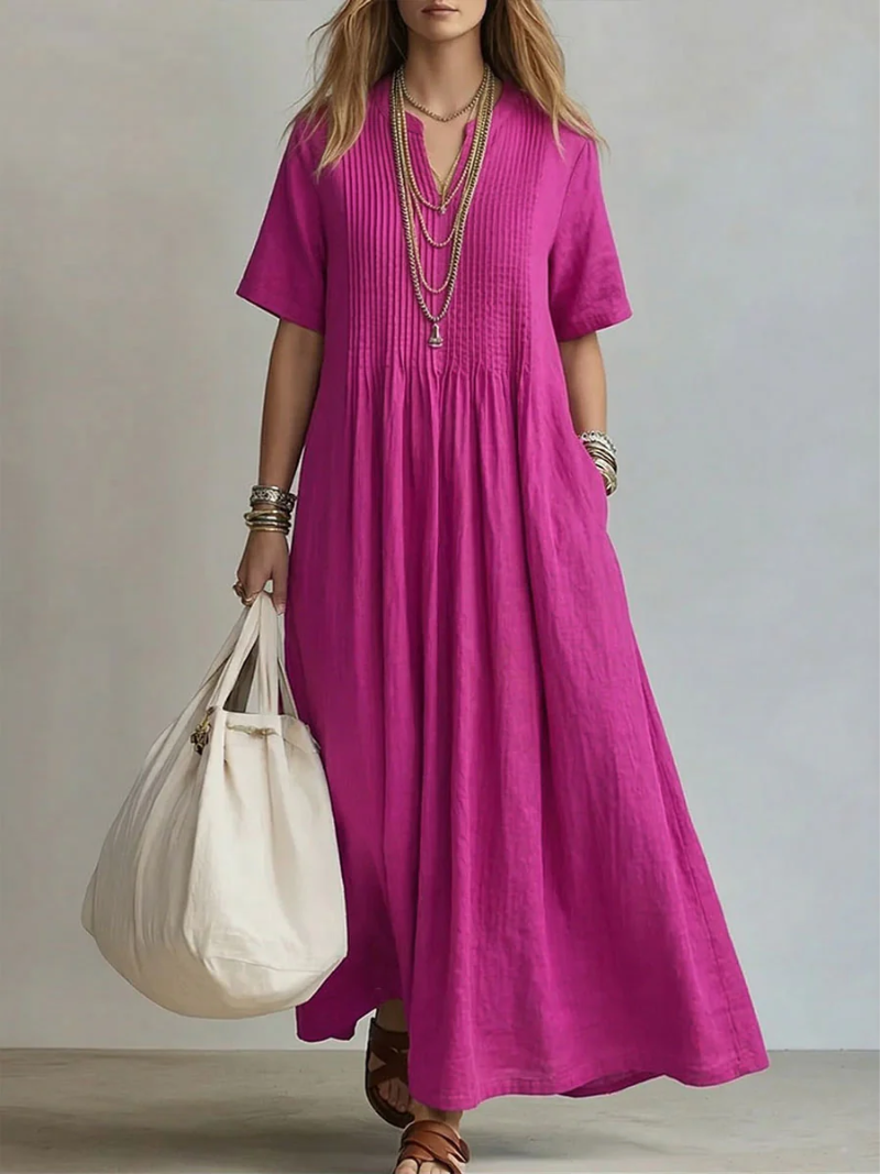 Pleated Midi Dress for Women | Summer Occasion Styles