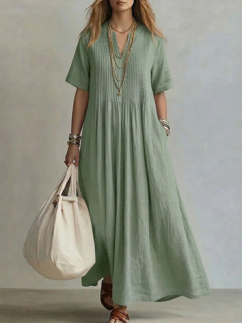 Pleated Midi Dress for Women | Summer Occasion Styles