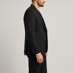 Navy Blue Tailored Formal Three Piece Blazer Waistcoat Trouser Suit for Men