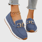 Cushioned Slip-On Loafers for Women | Arch Support Footbed