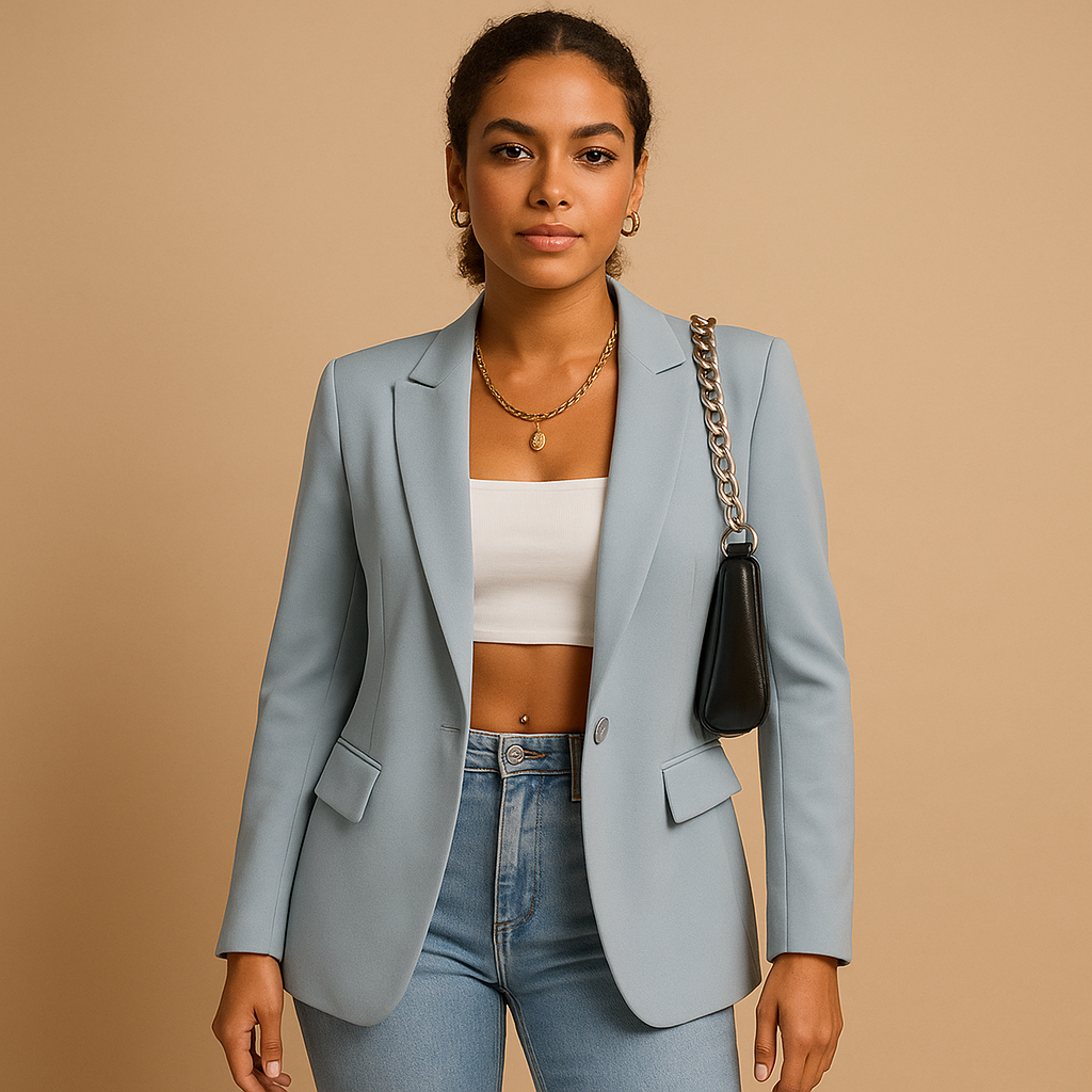Fitted Slim Cut Tailored Blazer Jacket for Women | Office and Casual Wear