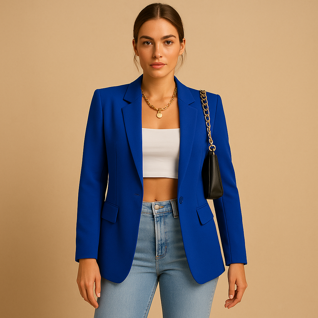 Fitted Slim Cut Tailored Blazer Jacket for Women | Office and Casual Wear