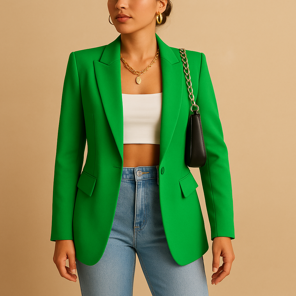 Fitted Slim Cut Tailored Blazer Jacket for Women | Office and Casual Wear