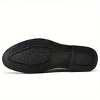 Black Side Zip Ankle Boots with Warm Plush Lining for Men | Winter Wear