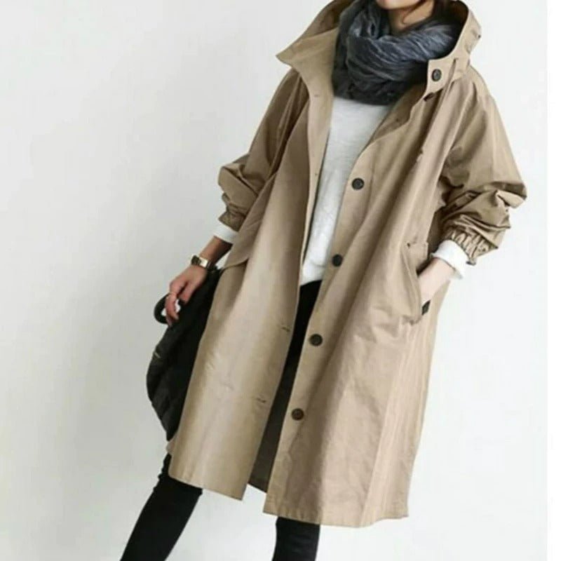 Water Repellent Regular Fit Trench Coat for Women | Everyday Rainwear