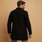 Long Formal Winter Coat for Men | Smart Casual Occasion Wear