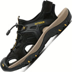 Closed Toe Reinforced Hiking Sandals for Men | Adjustable Trail Fit