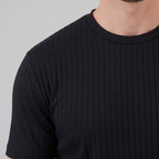 Slim Fit Long Sleeve Henley Shirt for Men