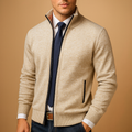 Zip Front Casual Knit Cardigan for Men | Everyday Sport Style