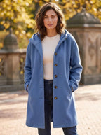 Fleece Long Sleeve Regular Fit Jacket for Women | Machine Washable