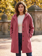 Fleece Long Sleeve Regular Fit Jacket for Women | Machine Washable