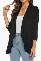 Lightweight Open Front Cover Up for Women | Summer Layering Cardigan
