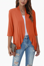 Lightweight Open Front Cover Up for Women | Summer Layering Cardigan