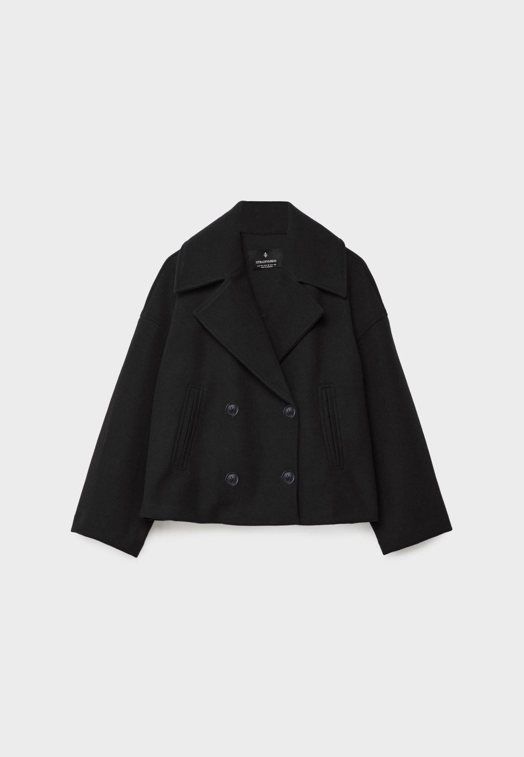 Double Breasted Short Coat for Women