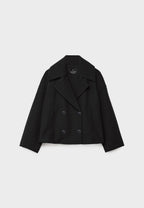 Double Breasted Short Coat for Women