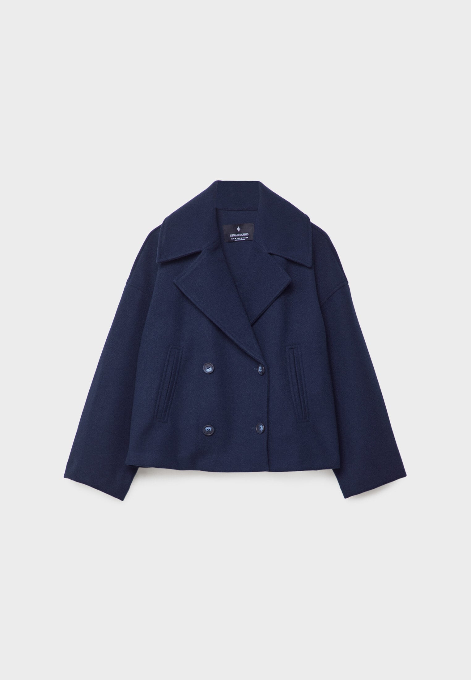 Double Breasted Short Coat for Women