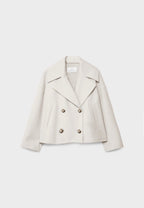 Double Breasted Short Coat for Women