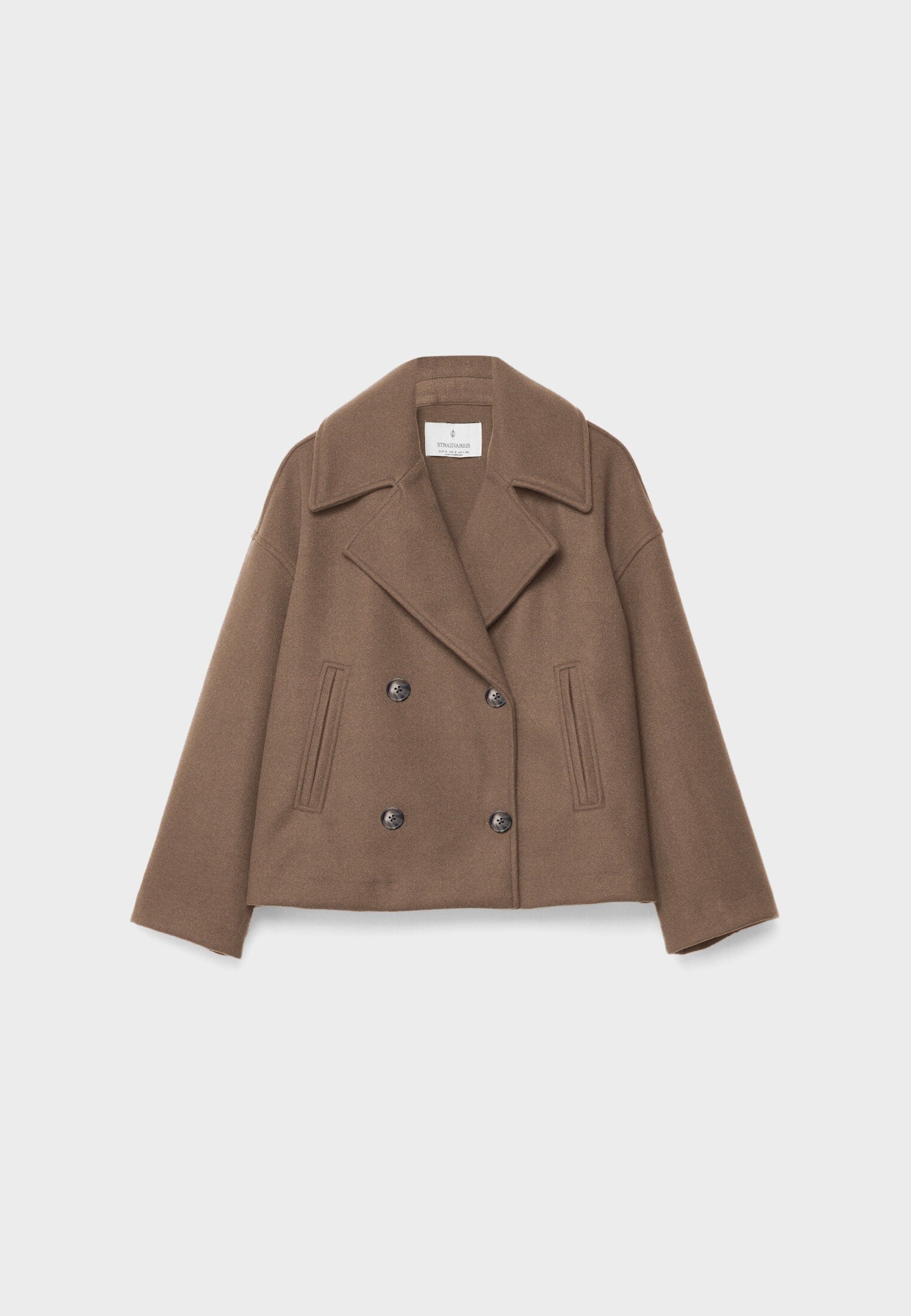Double Breasted Short Coat for Women