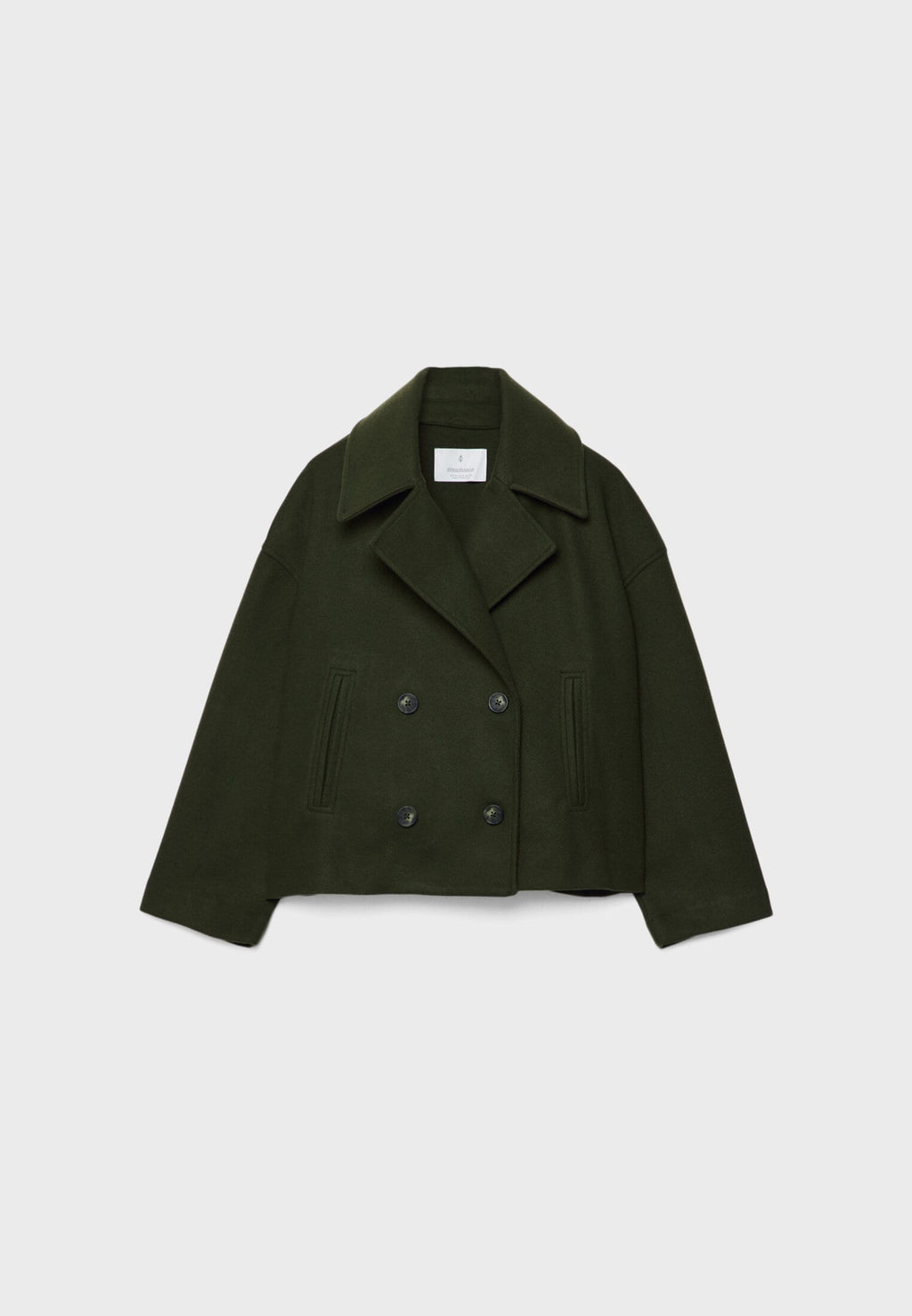 Double Breasted Short Coat for Women