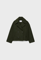 Double Breasted Short Coat for Women