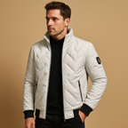 Men's Quilted Puffer Jacket for Winter | Padded Coat for Men