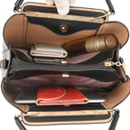 Large Leather Shoulder Bag for Women | Structured Crossbody